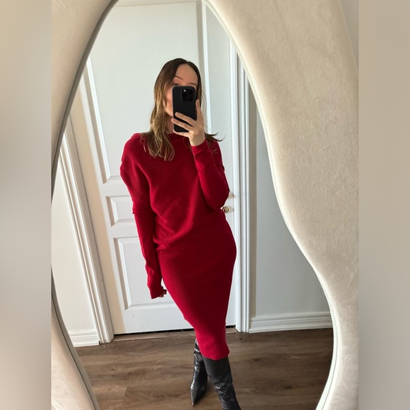 Club Monaco off the shoulder sweater dress - Picture 4 of 4